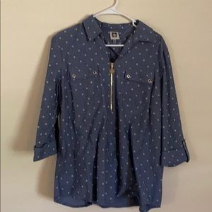 Anne Klein 3/4 Sleeve Blose